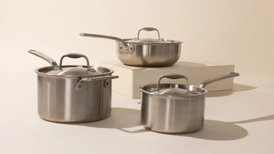 Cookware Made In | Stainless Saucepan Set