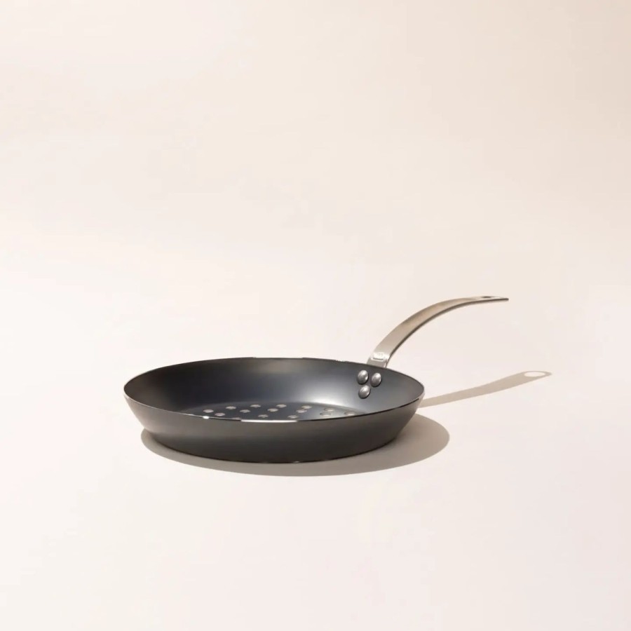 Cookware Made In | Blue Carbon Steel Grill Frying Pan