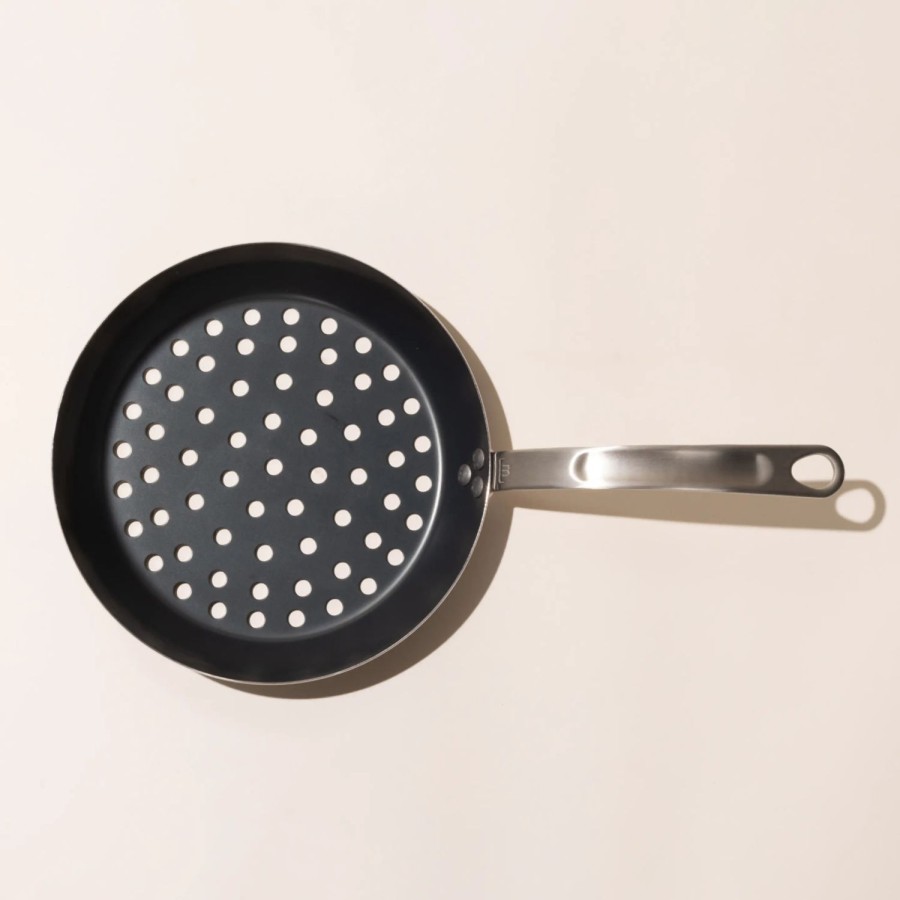 Cookware Made In | Blue Carbon Steel Grill Frying Pan