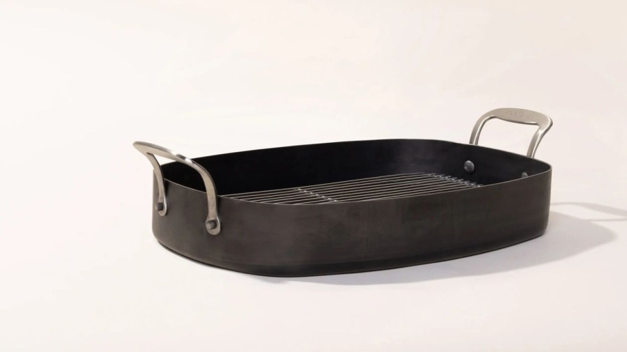 Cookware Made In | Blue Carbon Steel Roasting Pan