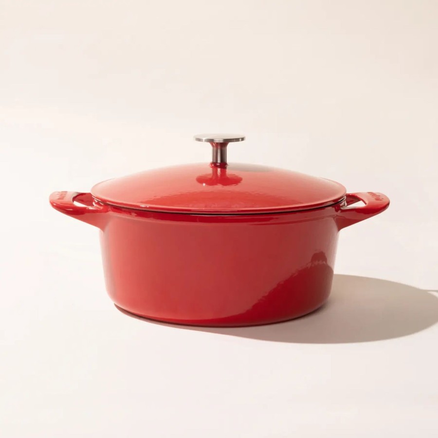 Cookware Made In | Round Enameled Cast Iron Dutch Oven