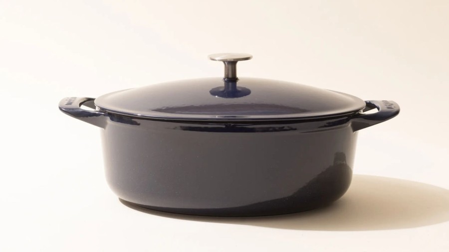 Cookware Made In | Oval Enameled Cast Iron Dutch Oven