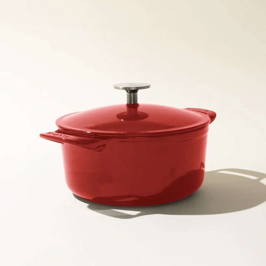 Cookware Made In | Round Enameled Cast Iron Dutch Oven