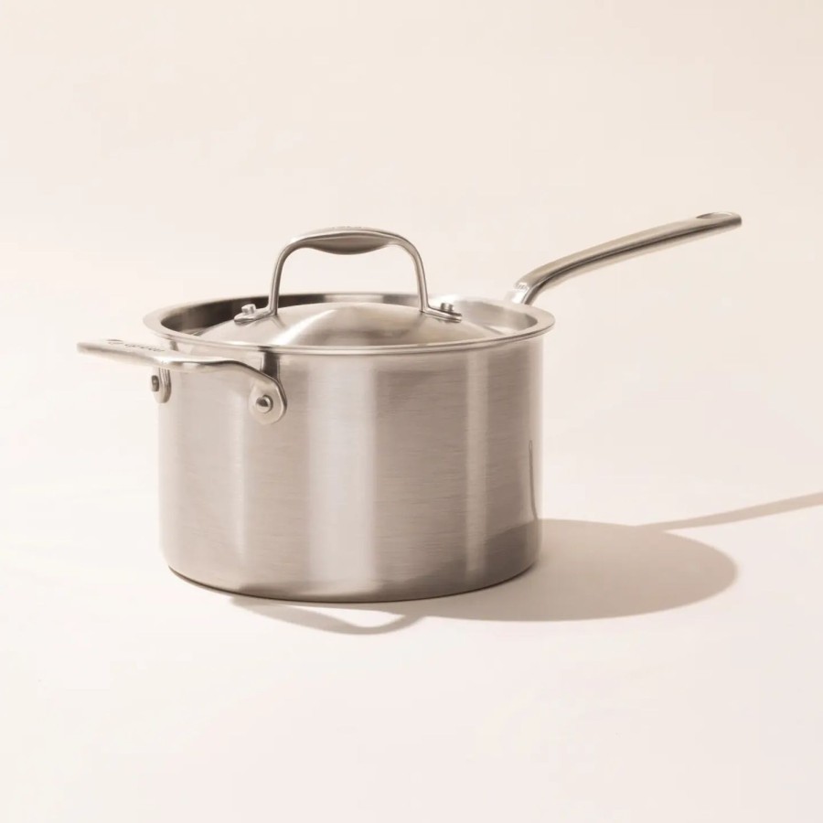 Cookware Made In | Stainless Clad Saucepan